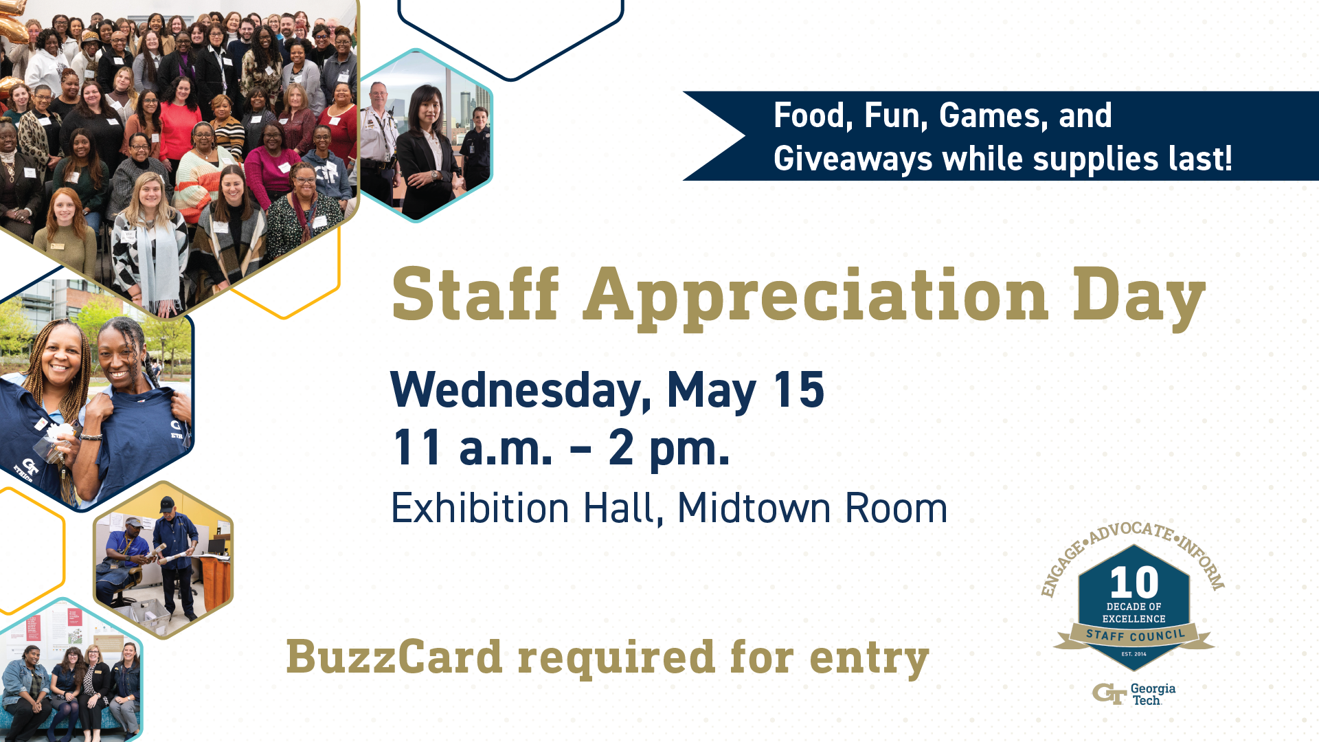 Staff Council Staff Appreciation Day May 15, 2024 Campus Calendar